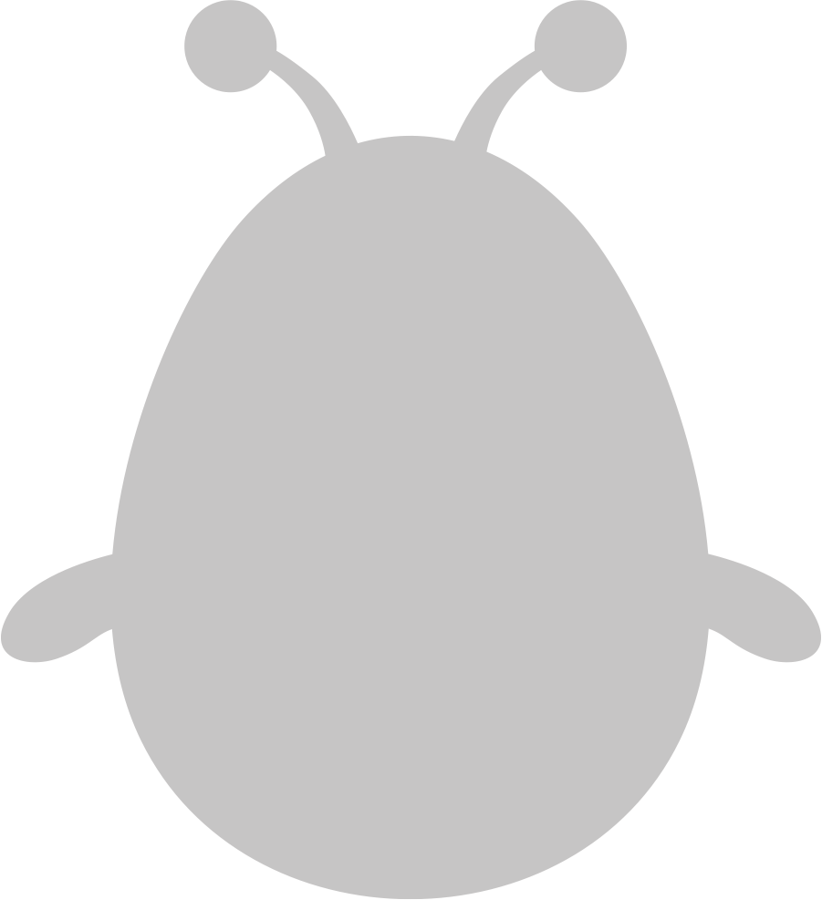 a mystery but cute character shown in silhouette